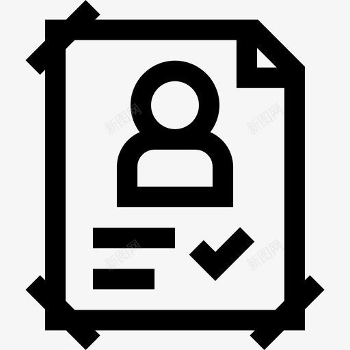 海报投票选举6直线图标svg_新图网 https://ixintu.com 投票选举6 海报 直线