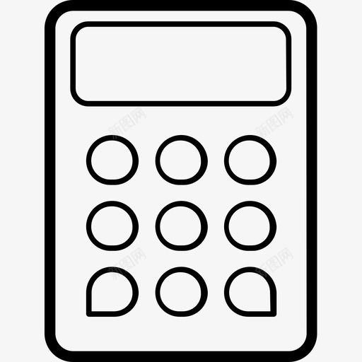 计算器商业经济图标svg_新图网 https://ixintu.com 商业 数学 经济 计算器 金融