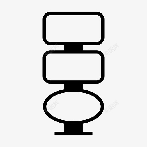 标牌广告方向图标svg_新图网 https://ixintu.com 半成品标牌 广告 方向 标杆 标牌 路标