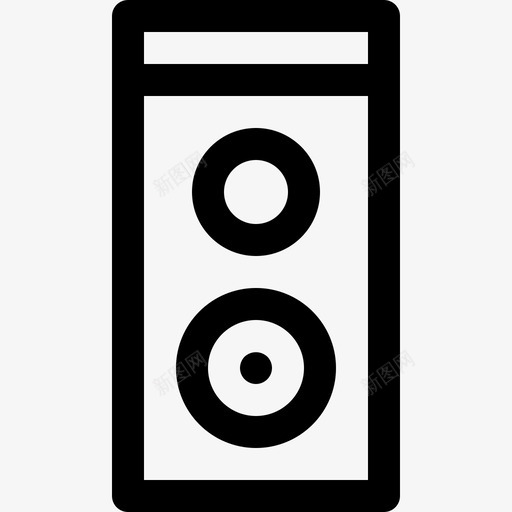 立体声音响扬声器图标svg_新图网 https://ixintu.com 扬声器 电影院 立体声 音响 音量