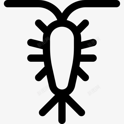 虫昆虫9线状图标svg_新图网 https://ixintu.com 昆虫 线状