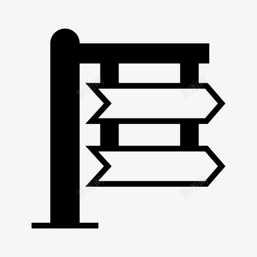 广告牌路标标志图标svg_新图网 https://ixintu.com 半成品标牌 广告牌 标志 标牌 路标