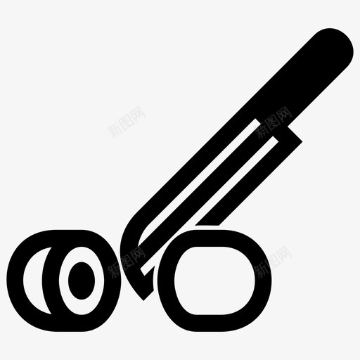 刀切割切割工具图标svg_新图网 https://ixintu.com 刀 切割 切割工具 剪