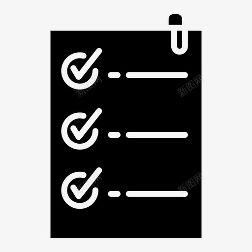 检查表规定时间表图标svg_新图网 https://ixintu.com 任务 作表 工作 时间表 检查表 规定