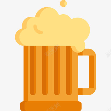 啤酒杯荷兰10扁平图标图标