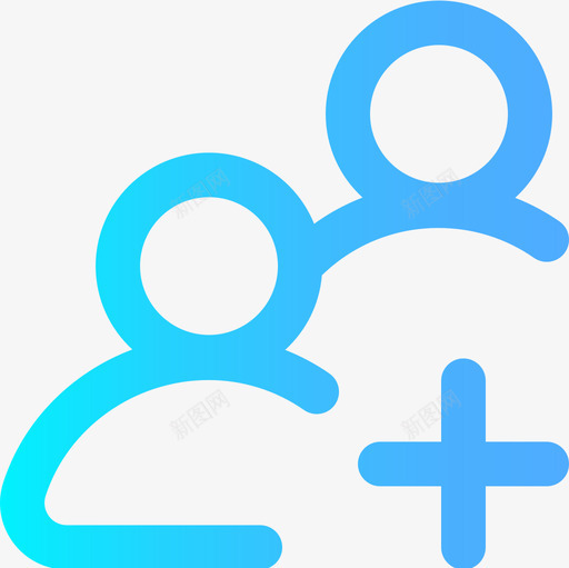 加入团队团队梯度图标svg_新图网 https://ixintu.com 加入团队 团队 梯度