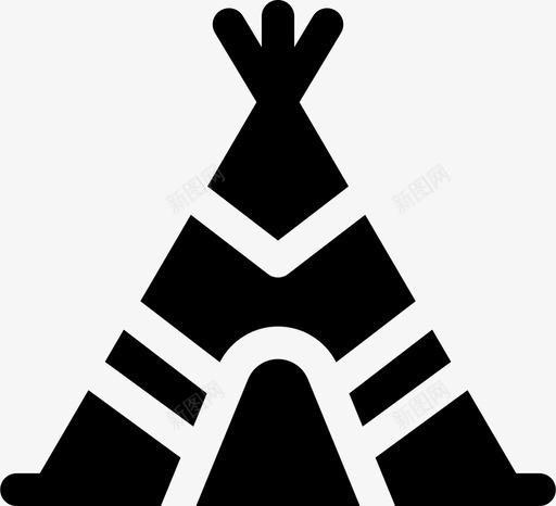 伊格卢人美国人印第安人图标svg_新图网 https://ixintu.com 伊格卢人 印第安人 历史悠久 土著人 庇护所 户外 美国人