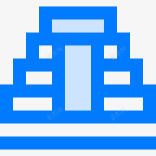 魔术师金字塔墨西哥14蓝色图标svg_新图网 https://ixintu.com 墨西哥 蓝色 金字塔 魔术师