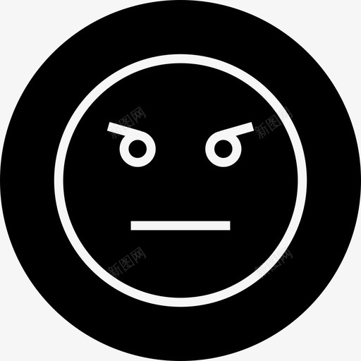 疯了生气了表情符号图标svg_新图网 https://ixintu.com 徽章 心烦意乱 生气 疯了 符号 表情