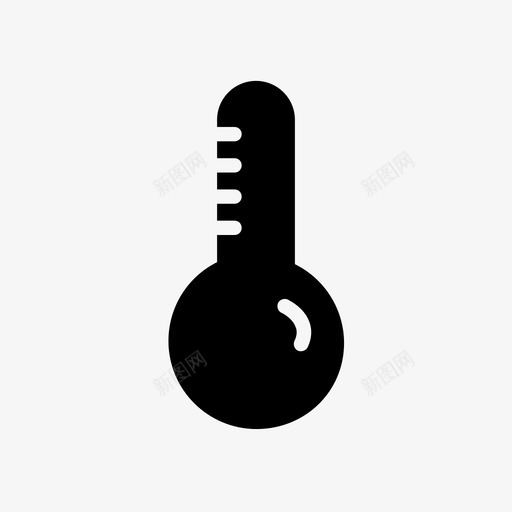 温度计天气冬天图标svg_新图网 https://ixintu.com 冬天 天气 天气字形 温度计