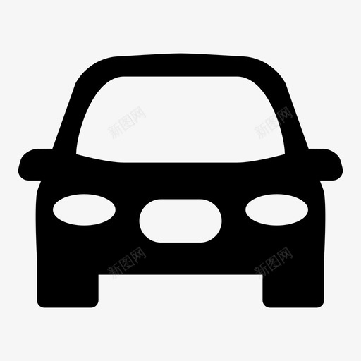 汽车gps定位图标svg_新图网 https://ixintu.com gps poi 定位 导航 汽车 道路