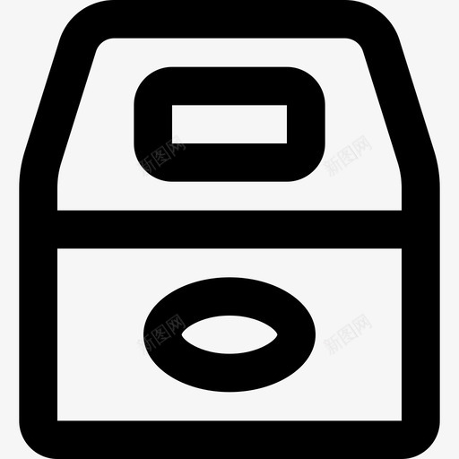 盒子晨练16直线型图标svg_新图网 https://ixintu.com 晨练 盒子 直线 线型