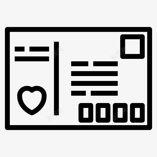 邮件光明温柔图标svg_新图网 https://ixintu.com 光明 幸福 温柔 邮件