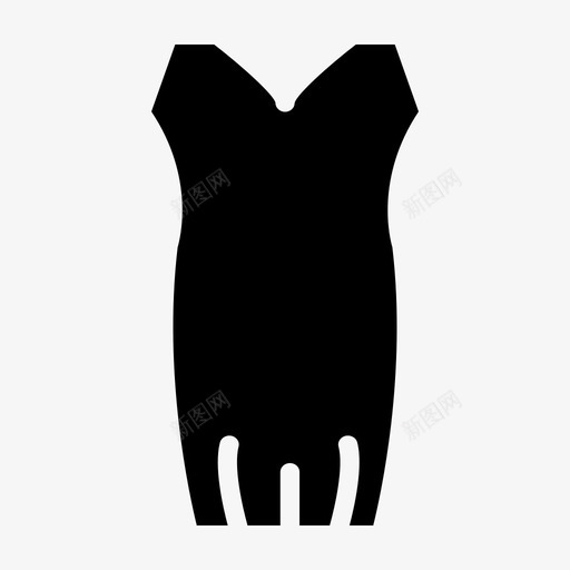 西服紧身短裙服装和配件2图标svg_新图网 https://ixintu.com 服装 短裙 紧身 西服 配件
