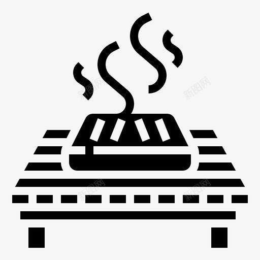 烤架烹饪68字形图标svg_新图网 https://ixintu.com 字形 烤架 烹饪68
