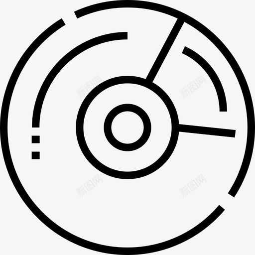Cd音乐64线性图标svg_新图网 https://ixintu.com Cd 线性 音乐