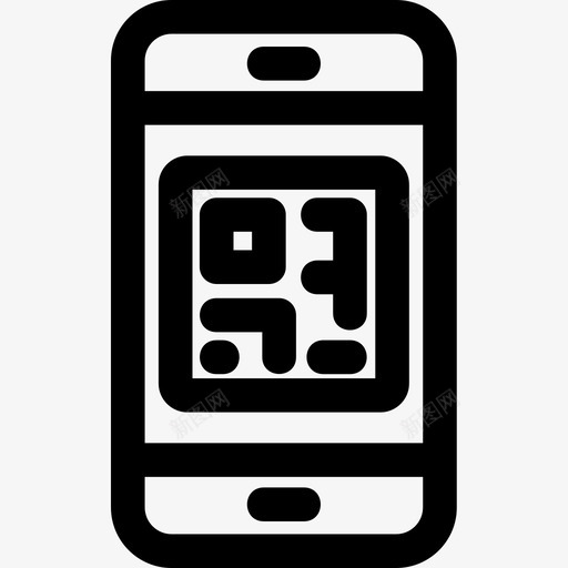 二维码物流31线性图标svg_新图网 https://ixintu.com 二维 物流 线性