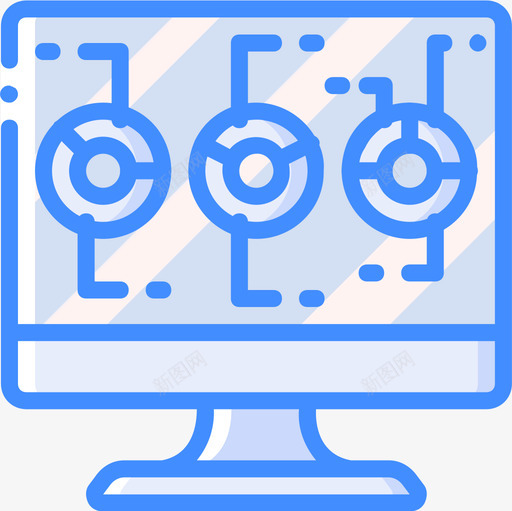 统计数据科学14蓝色图标svg_新图网 https://ixintu.com 数据 科学 统计 蓝色