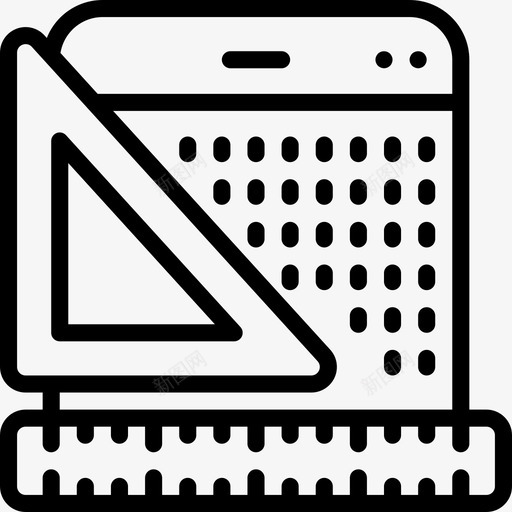 网页原型制作线性化图标svg_新图网 https://ixintu.com 原型制作 线性化 网页设计