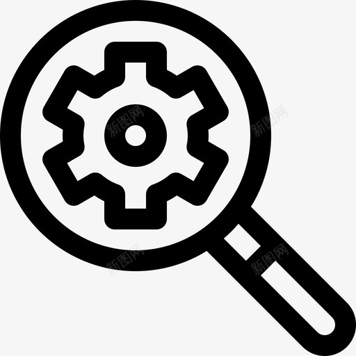 集成用户体验11线性图标svg_新图网 https://ixintu.com 体验 用户 线性 集成