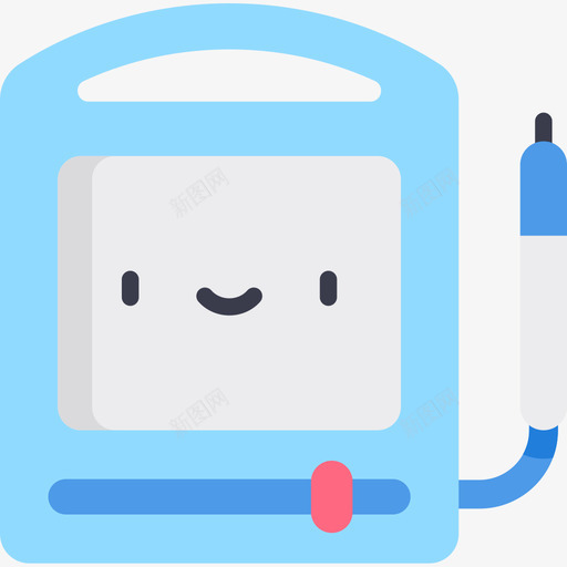 电视素描儿童玩具11扁平图标svg_新图网 https://ixintu.com 儿童玩具 扁平 电视 素描