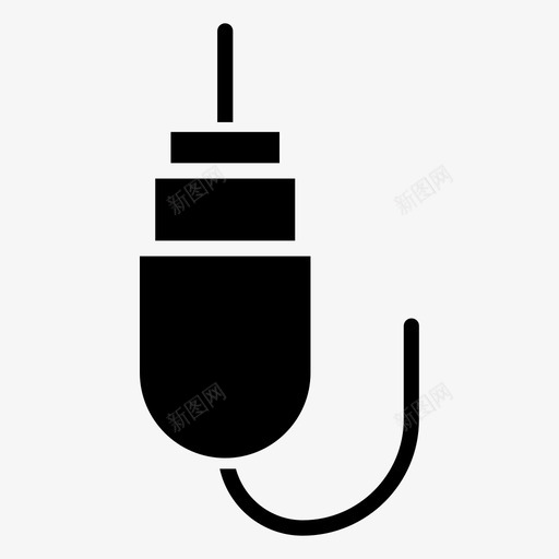 插头点烟器墙上插头图标svg_新图网 https://ixintu.com 办公设备 墙上 插头 点烟器