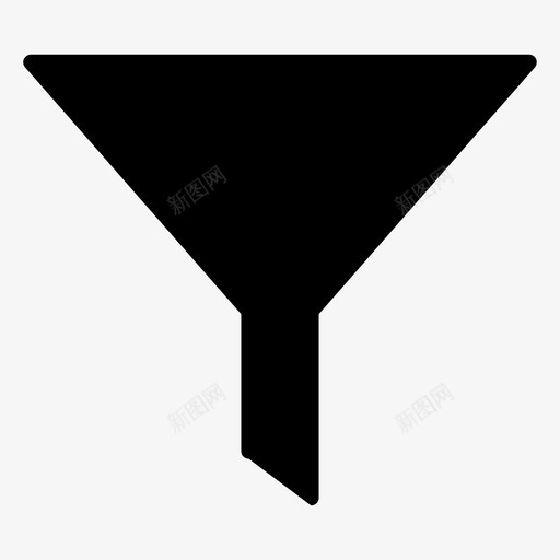 过滤器过滤筛子图标svg_新图网 https://ixintu.com 用户界面设计符号 筛子 过滤 过滤器