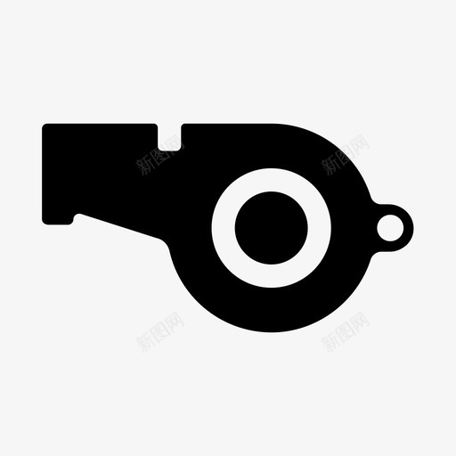 哨声符号图标集4svg_新图网 https://ixintu.com 哨声 符号图标集4