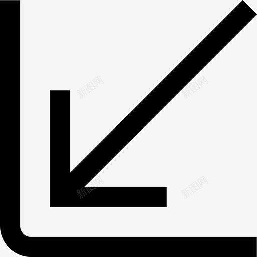 左下角选择和光标16轮廓图标svg_新图网 https://ixintu.com 左下角 轮廓 选择和光标16