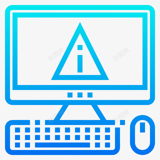 错误计算机和网络3梯度图标svg_新图网 https://ixintu.com 梯度 网络 计算机 错误
