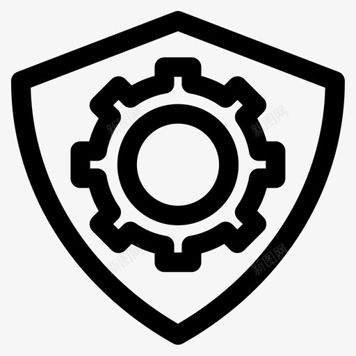 屏蔽gdpr18线性图标svg_新图网 https://ixintu.com gdpr 屏蔽 线性
