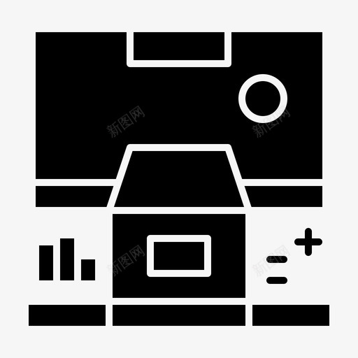 舱中心控制图标svg_新图网 https://ixintu.com 中心 太空探索和下一个大的东西固体字形 房间 控制 舱 面板
