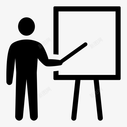 演讲课堂讲座图标svg_新图网 https://ixintu.com 学习 学生和教育 教学 演讲 讲座 课堂
