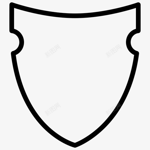 警卫徽章保护图标svg_新图网 https://ixintu.com 保安 保护 徽章 盾牌 警卫