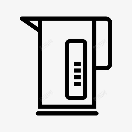 电水壶厨房茶图标svg_新图网 https://ixintu.com 厨房 电水壶 茶壶