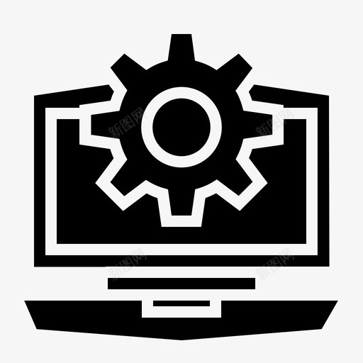 设置计算机配置图标svg_新图网 https://ixintu.com 性能 技术 电脑 笔记本 计算机 设置 配置
