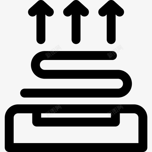 空调智能家居28线性图标svg_新图网 https://ixintu.com 智能家居 空调 线性