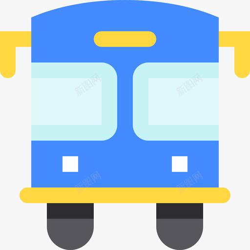 公共汽车交通和物流2平图标svg_新图网 https://ixintu.com 交通和物流2 公共汽车 平