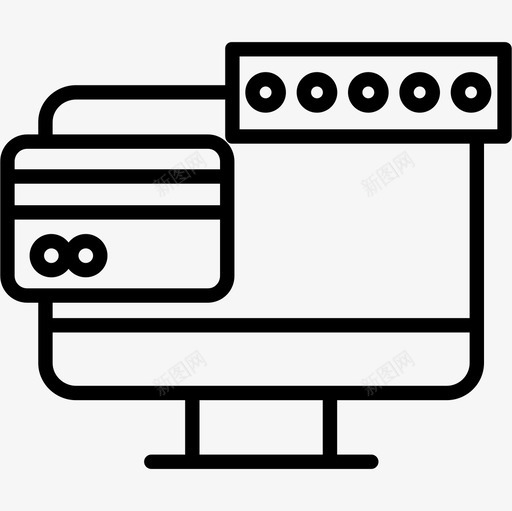 密码网络安全8线性图标svg_新图网 https://ixintu.com 密码 线性 网络安全8