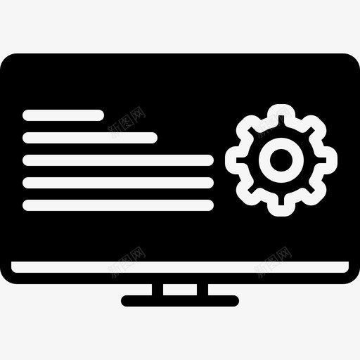 编程cog计算机图标svg_新图网 https://ixintu.com cog 技术 编程 网站 计算机 软件