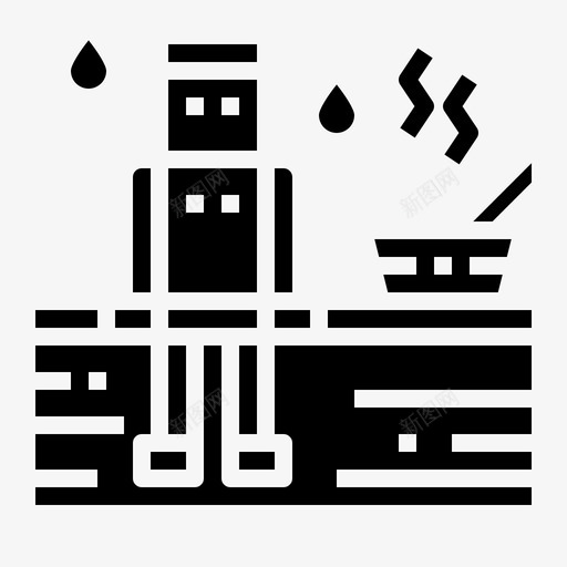 桑拿热水水疗图标svg_新图网 https://ixintu.com 健康 替代药物固体 桑拿 水疗 热水