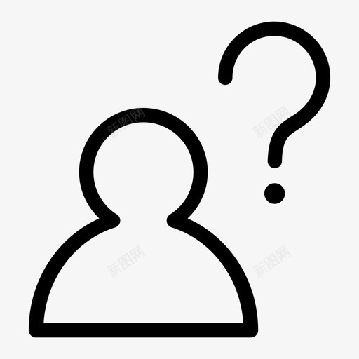 调查帮助问题图标svg_新图网 https://ixintu.com 办公室 帮助 服务 标签 调查 问题