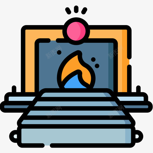输送机批量生产6线性颜色图标svg_新图网 https://ixintu.com 批量生产6 线性颜色 输送机