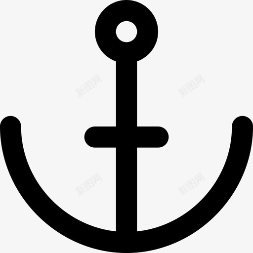 锚海5线性图标svg_新图网 https://ixintu.com 线性