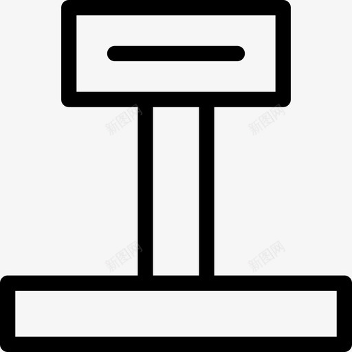重量机场63直线图标svg_新图网 https://ixintu.com 机场63 直线 重量