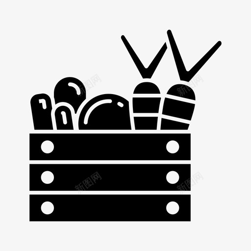 农产品农业收获图标svg_新图网 https://ixintu.com 农业 农产品 收获 有机