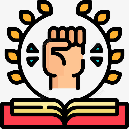 誓言法律正义4线条色彩图标svg_新图网 https://ixintu.com 法律正义4 线条色彩 誓言