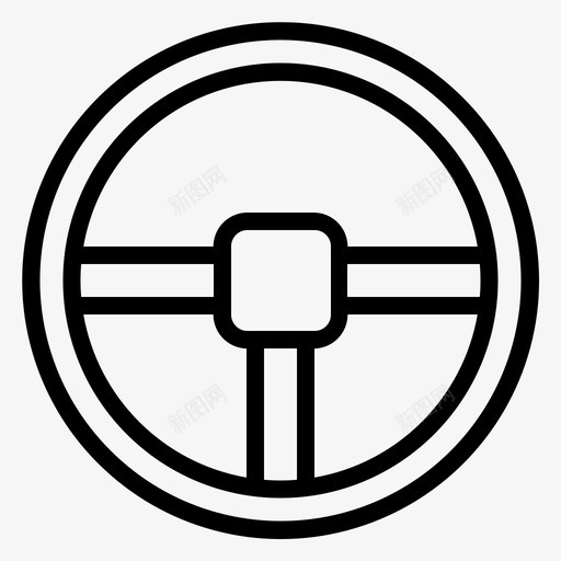 方向盘汽车维修40直线型图标svg_新图网 https://ixintu.com 方向盘 汽车维修40 直线型