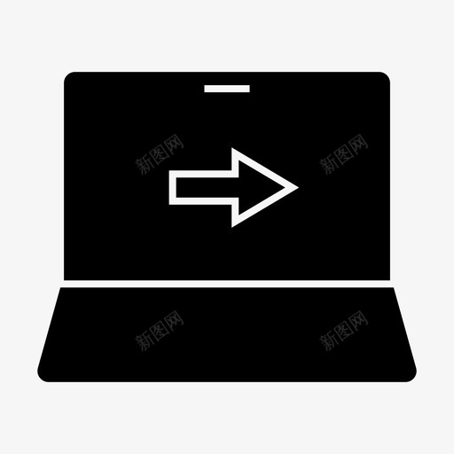 登录笔记本电脑继续输入图标svg_新图网 https://ixintu.com 电脑 登录 笔记本 继续 输入
