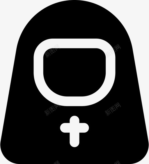 修女斗篷信仰图标svg_新图网 https://ixintu.com 信仰 修女 充满历史 女性 宗教 斗篷